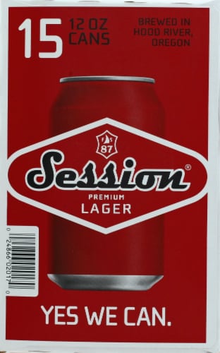Full Sail Session Premium Lager Perspective: left