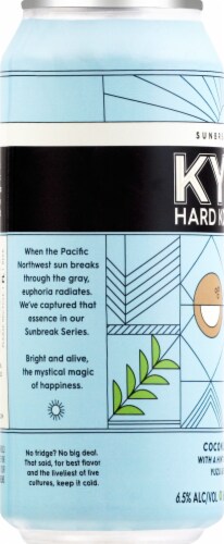 KYLA Coconut Crush Hard Kombucha Single Can Perspective: left