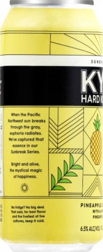 KYLA® Hard Kombucha Pineapple Ginger Colada Single Can Perspective: left