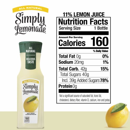Simply Lemonade All Natural Non-Gmo Perspective: left
