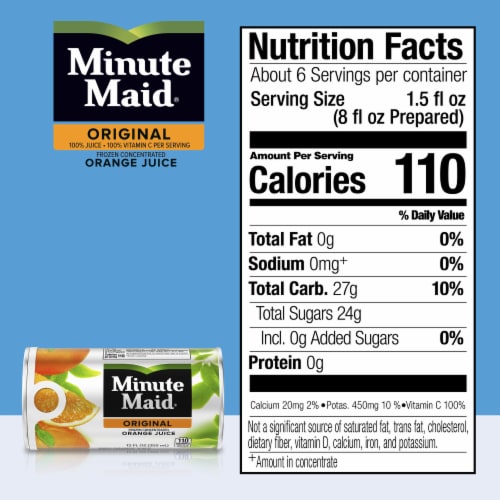 Minute Maid Orange Juice Fruit Juice Perspective: left
