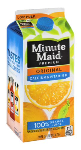 Minute Maid Premium Original Orange Juice Perspective: left