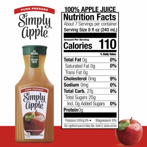 Simply Apple All Natural Juice Perspective: left