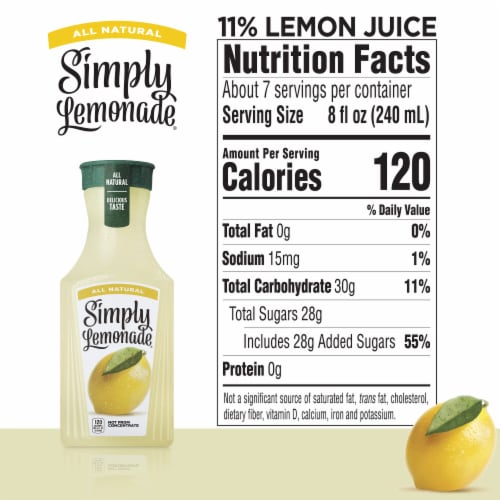 Simply Lemonade All Natural Non-Gmo Perspective: left