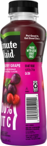 Minute Maid® Cranberry Grape Juice Blend Perspective: left