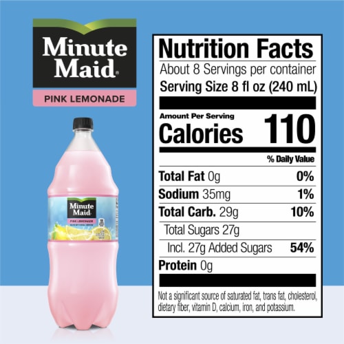 Minute Maid® Pink Lemonade Perspective: left