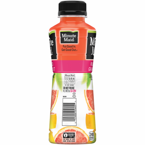 Minute Maid Ruby Red Grapefruit Juice Perspective: left
