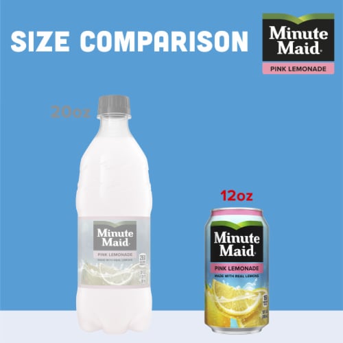 Minute Maid® Pink Lemonade Fruit Drink Cans Perspective: left