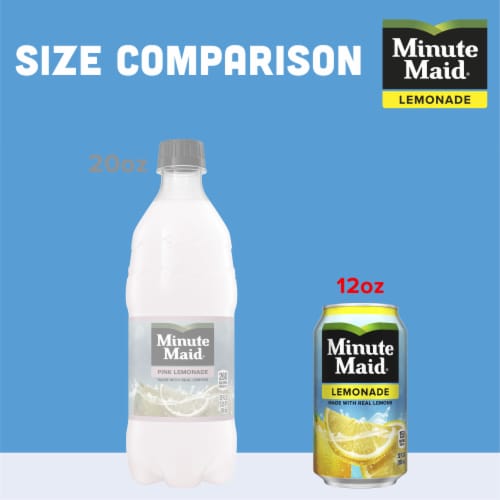 Minute Maid Lemonade Fruit Juice Drink Fridge Pack Perspective: left