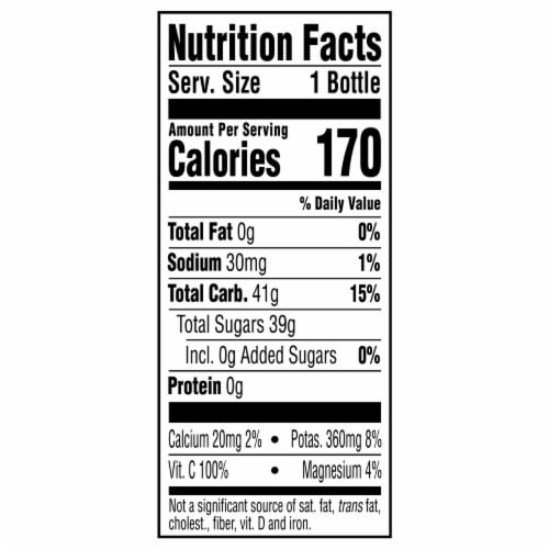 Minute Maid Apple Juice With Vitamin C Fruit Juice Drink Perspective: left