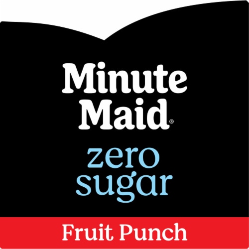 Minute Maid Zero Fruit Punch No Sugar Added Fruit Juice Drink Perspective: left
