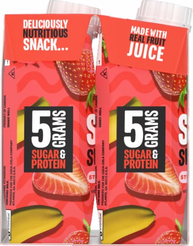 Minute Maid® Super Smoothies Strawberry Banana Smoothies Perspective: left