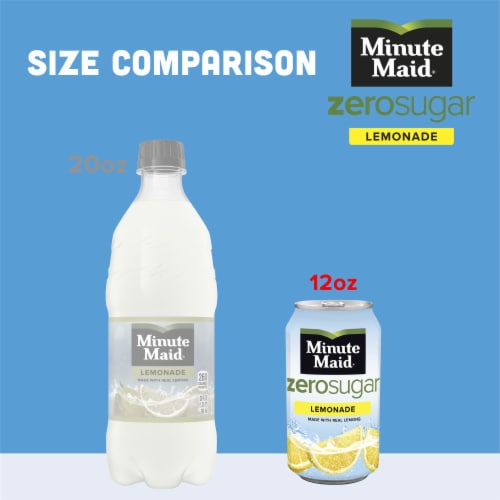 Minute Maid Zero Calorie Lemonade No Sugar Added Perspective: left