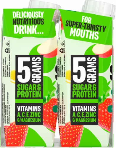 Minute Maid Strawberry Kiwi Super Juice Drink Perspective: left