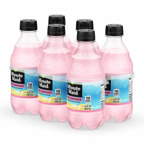 Minute Maid® Pink Lemonade Fruit Drink Bottles Perspective: left