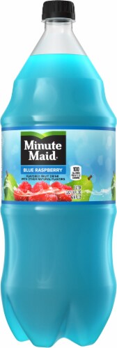 Minute Maid® Blue Raspberry Flavored Fruit Drink Bottle Perspective: left