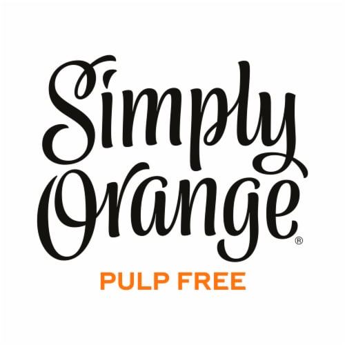 Simply® Pulp Free Orange Juice Bottle Perspective: left
