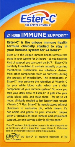 Ester-C Immune Support Tablets 500mg 90 Count Perspective: left