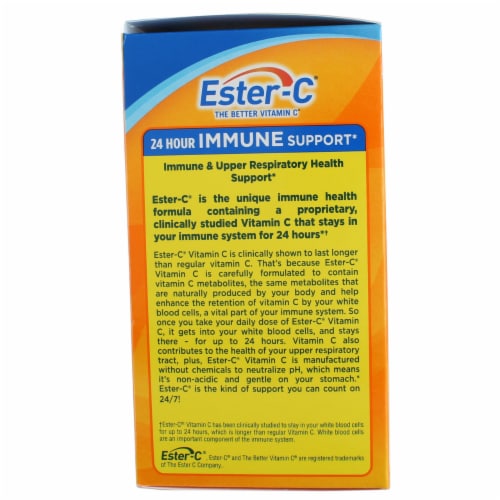Ester-C® 24-Hour Immune Support Vitamin C Tablets 1000mg Perspective: left