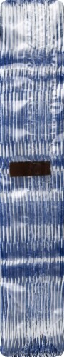 Caspari Amala Ikat Paper Cocktail Napkins - Blue/White Perspective: left