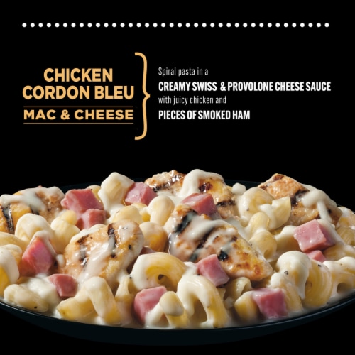 DEVOUR Chicken Cordon Bleu Mac & Cheese Frozen Meal Perspective: left