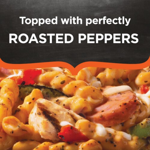 DEVOUR Cajun-Style Alfredo with Smoked Sausage & Chicken Frozen Meal, Box Perspective: left