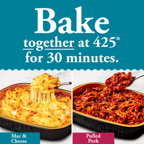 HomeBake 425°/:30 Homestyle Mac & Cheese Frozen Family Meal Side Dish Perspective: left