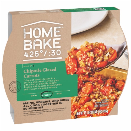 Home Bake 425°/:30 Chipotle Glazed Carrots Frozen Family Meal Veggie