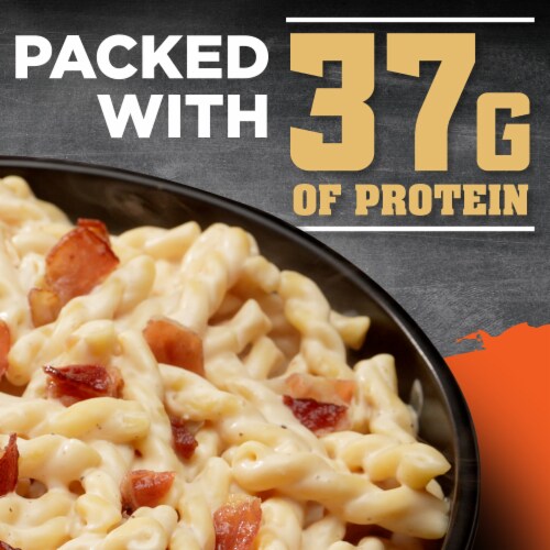 Devour Big Bowl White Cheddar Mac & Cheese with Bacon, Box Perspective: left