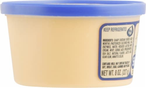 Pine River Sharp Cheddar Cheese Food Perspective: left