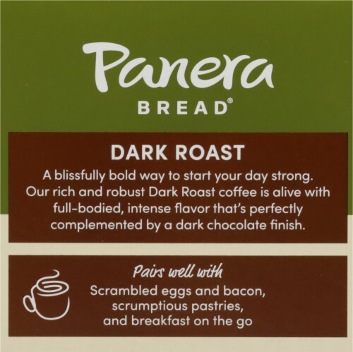 Panera Bread® Dark Roast Coffee Pods Perspective: left