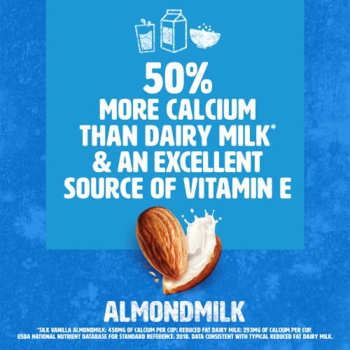 Silk Vanilla Almond Milk Perspective: left