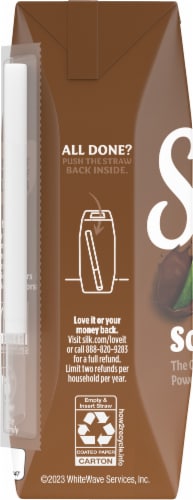 Silk® Chocolate Soymilk Perspective: left