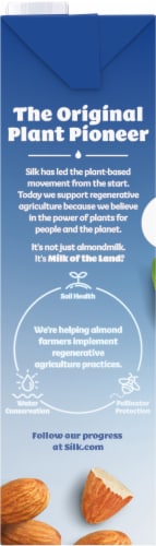 Silk® Unsweetened Vanilla Almondmilk Perspective: left