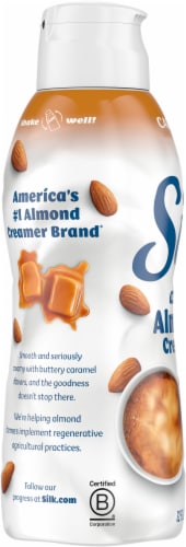 Silk® Dairy-Free Caramel Flavored Almond Creamer Perspective: left