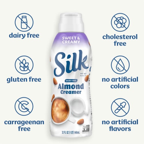 Silk® Dairy-Free Sweet & Creamy Almond Creamer, 32 fl oz - Harris