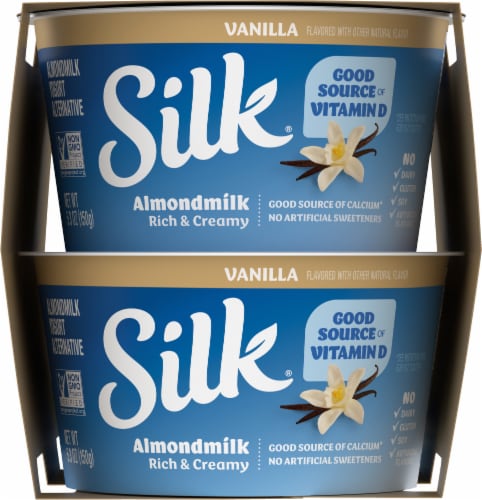 Silk® Vanilla Almondmilk Yogurt Alternative Perspective: left