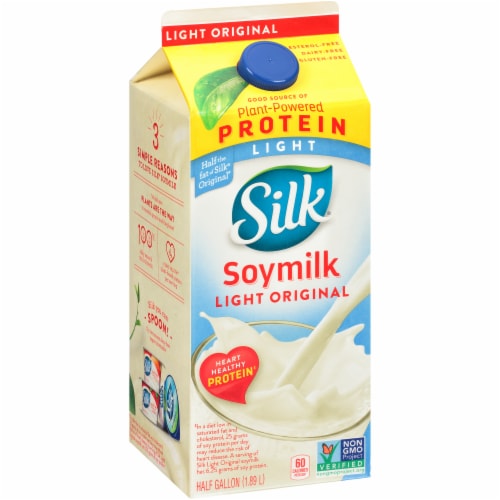Silk Protein Light Original Soymilk Perspective: left