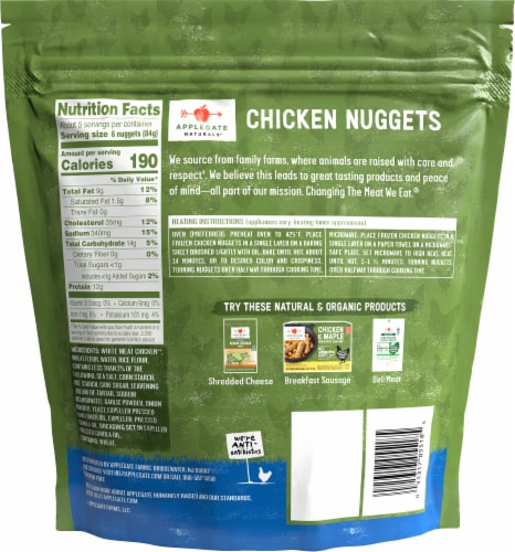 Applegate Natural Chicken Nuggets Perspective: left