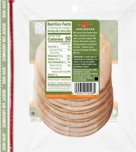 Applegate Natural Oven Roasted Chicken Breast Perspective: left