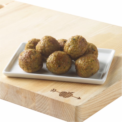 Applegate Well Carved Organic Mediterranean Style Turkey & Vegetable Meatballs (Frozen) Perspective: left