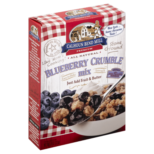 Calhoun Bend Mill® Blueberry Crumble Mix Perspective: left