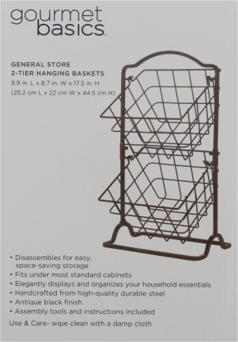 Lifetime 2 Tier Hanging Basket Perspective: left