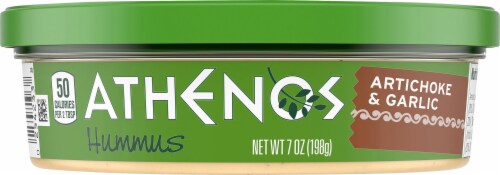 Athenos Artichoke & Garlic Hummus Perspective: left