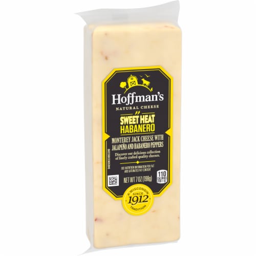 Hoffman's Natural Sweet Heat Habanero Cheese Perspective: left
