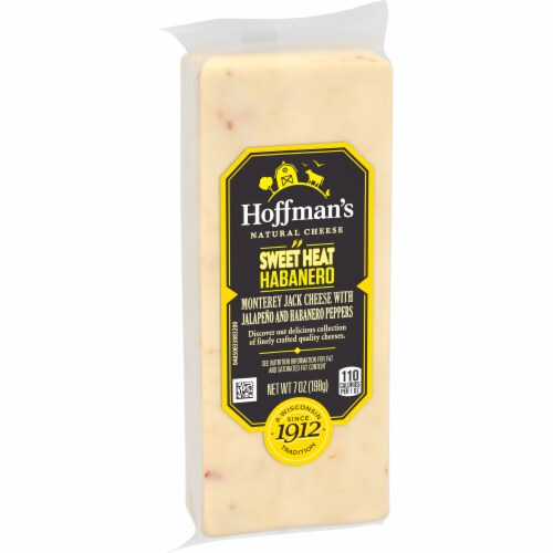 Hoffman's Natural Sweet Heat Habanero Cheese Perspective: left
