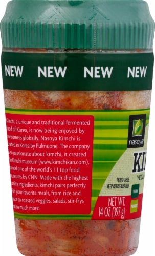Nasoya Spicy Vegan Napa Cabbage Kimchi Perspective: left