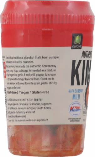 Nasoya® Vegan Mild Napa Cabbage Kimchi Perspective: left