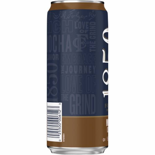 Folgers 1850 Mocha Iced Coffee Perspective: left