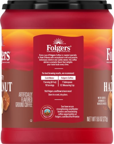 Folgers® Toasty Hazelnut Ground Coffee Perspective: left